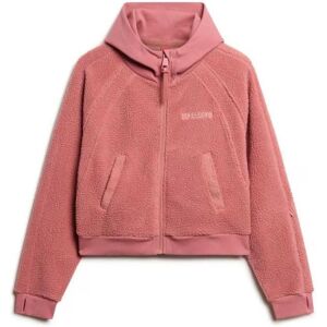 Superdry - Active Tech Fleece Full Zip Hoodie - Withered Rose - Coupe décontractée - Hoodie - Publicité Superdry - Active Tech Fleece Full Zip Hoodie - Withered Rose - Coupe décontractée - Hoodie - Publicité
