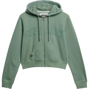Superdry Athletic Essentials Tonal Cropped Zip Hoodie - Hoodie Superdry Athletic Essentials Tonal Cropped Zip Hoodie - Hoodie