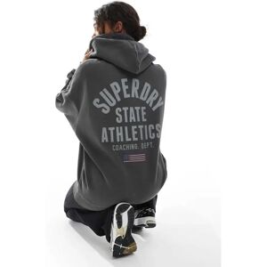 Superdry Oversized Athletic Essentials Zip Hoodie - Hoodie Superdry Oversized Athletic Essentials Zip Hoodie - Hoodie