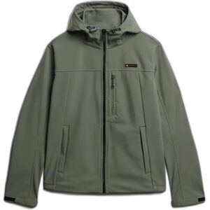 Superdry Men's Grey Olive Softshell Jacket - Outdoor Jacket Superdry Men's Grey Olive Softshell Jacket - Outdoor Jacket