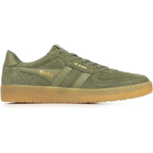 Gola Hawk 86 Baskets Décontractées Khaki - Chaussures Homme Gola Hawk 86 Baskets Décontractées Khaki - Chaussures Homme