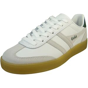 Gola Viper Leather Trainers - White Green - Casual Shoes Gola Viper Leather Trainers - White Green - Casual Shoes