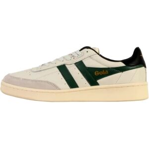 Gola Contact Lederen Heren Trainers - Wit/evergreen - Maat 10 Gola Contact Lederen Heren Trainers - Wit/evergreen - Maat 10