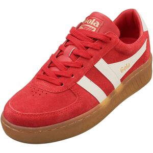 Gola Grandslam Womens Red Off White Trainers - Fashion Trainers Gola Grandslam Womens Red Off White Trainers - Fashion Trainers