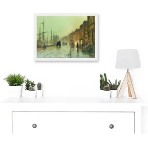 Artery8 - Glasgow Docks 1881 - A4 - White - Wall Art Print Artery8 - Glasgow Docks 1881 - A4 - White - Wall Art Print