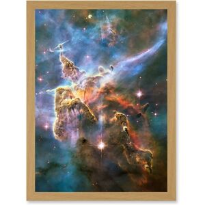 Artery8 - Hubble Space Telescope Landscape Carina Nebula Cosmos Artwork - A4 - Framed Wall Art Print Artery8 - Hubble Space Telescope Landscape Carina Nebula Cosmos Artwork - A4 - Framed Wall Art Print
