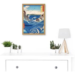 Artery8 - Utagawa Hiroshige - LightOak - A4 - Framed Art Artery8 - Utagawa Hiroshige - LightOak - A4 - Framed Art