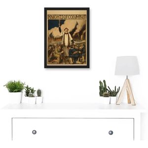Artery8 - World War Advert WW1 USA Knights Columbus - Wall Art Artery8 - World War Advert WW1 USA Knights Columbus - Wall Art