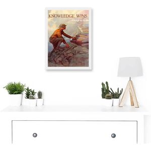 Artery8 - Advert - White - A4 - Framed Wall Art Print Artery8 - Advert - White - A4 - Framed Wall Art Print