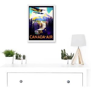 Artery8 - Travel Canada - A4 - White - Art Print Artery8 - Travel Canada - A4 - White - Art Print