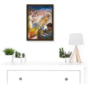 Artery8 - Vintage Sci Fi Neo Plastic Woman Scientist Android Artwork - A4 Artery8 - Vintage Sci Fi Neo Plastic Woman Scientist Android Artwork - A4