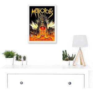 Artery8 - Metropolis 1927 - A4 - Framed - Wall Art Print Artery8 - Metropolis 1927 - A4 - Framed - Wall Art Print