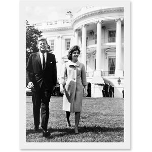 Artery8 - Photo President USA John Kennedy - A4 - Framed - Art Print Artery8 - Photo President USA John Kennedy - A4 - Framed - Art Print
