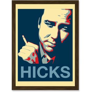 Artery8 - Painting Comedy Hero - Brown - Framed Wall Art Print Artery8 - Painting Comedy Hero - Brown - Framed Wall Art Print