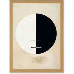 Artery8 - Hilma Af Klint 1920 Buddhas Standpoint - Earthly Life - Framed Wall Art Print Artery8 - Hilma Af Klint 1920 Buddhas Standpoint - Earthly Life - Framed Wall Art Print