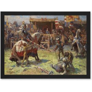 Artery8 - Landscape Medieval Ajdukiewicz Knights Jousting - Black Artery8 - Landscape Medieval Ajdukiewicz Knights Jousting - Black