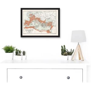 Artery8 - Map Antique Bartholemew Rome - Mediterranean Artwork - Framed - Wall Art Print Artery8 - Map Antique Bartholemew Rome - Mediterranean Artwork - Framed - Wall Art Print