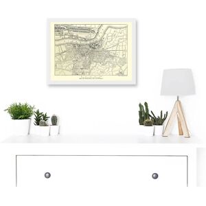 Artery8 - Map Woolwich Plumstead Thames - A4 - Framed - Art Print Artery8 - Map Woolwich Plumstead Thames - A4 - Framed - Art Print
