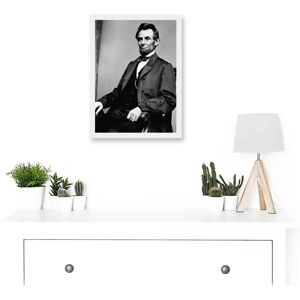 Artery8 - Honest Abe Portrait - Framed - A4 - Art Print Artery8 - Honest Abe Portrait - Framed - A4 - Art Print