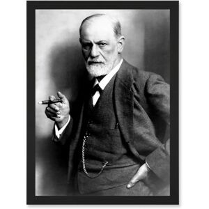 Artery8 - Freud Portrait - Black - A4 - Wall Art Print Artery8 - Freud Portrait - Black - A4 - Wall Art Print