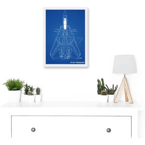 Artery8 - Grumman F-14 Tomcat - Framed Wall Art Artery8 - Grumman F-14 Tomcat - Framed Wall Art