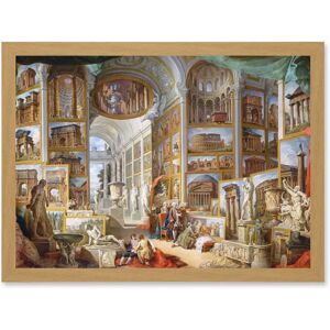 Artery8 Panini Ancient Rome Monuments Allegory - A4 - Wall Art Print Artery8 Panini Ancient Rome Monuments Allegory - A4 - Wall Art Print