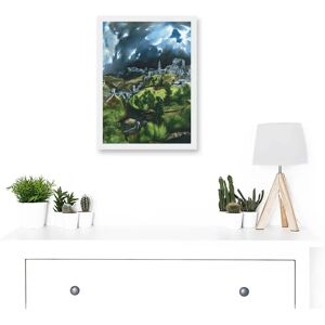 Artery8 - El Greco View Of Toledo - Framed - A4 - Wall Art Print Artery8 - El Greco View Of Toledo - Framed - A4 - Wall Art Print