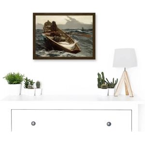 Artery8 - Fog Warning Painting - Framed - A4 - Wall Art Artery8 - Fog Warning Painting - Framed - A4 - Wall Art
