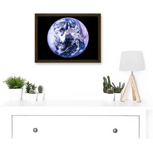 Artery8 - Space Apollo 17 - Brown - A4 - Framed Wall Art Artery8 - Space Apollo 17 - Brown - A4 - Framed Wall Art