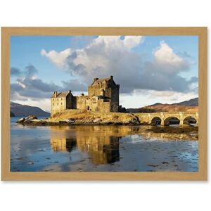 Artery8 - Iliff Eilean Donan Castle Kyle Lochalsh Scotland - Light Oak - A4 - Framed Wall Art Print Artery8 - Iliff Eilean Donan Castle Kyle Lochalsh Scotland - Light Oak - A4 - Framed Wall Art Print