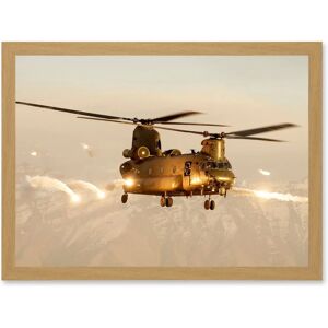Artery8 - Goddard Military UK RAF Chinook Helicopter - A4 - Wall Art Artery8 - Goddard Military UK RAF Chinook Helicopter - A4 - Wall Art