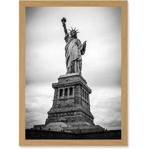 Artery8 - Statue Liberty NYC - Black/White - Wall Art Print Artery8 - Statue Liberty NYC - Black/White - Wall Art Print