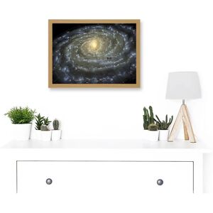 Artery8 - Space Map - A4 - Light Oak - Art Print Artery8 - Space Map - A4 - Light Oak - Art Print