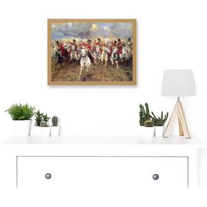Artery8 - Thompson Scotland Forever Battle Waterloo - A4 - light oak - art print Artery8 - Thompson Scotland Forever Battle Waterloo - A4 - light oak - art print