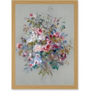 Artery8 Renoir Bouquet Of Roses 1879 A4 Framed Wall Art Artery8 Renoir Bouquet Of Roses 1879 A4 Framed Wall Art