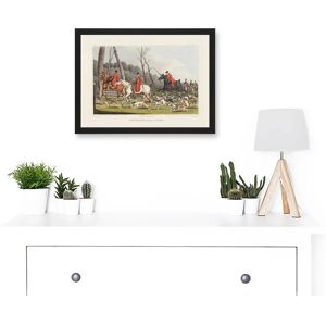 Artery8 - Fox Hunting Into Cover Artwork - A4 - Framed - Wall Art Artery8 - Fox Hunting Into Cover Artwork - A4 - Framed - Wall Art