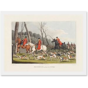 Artery8 - John Heaviside Clark Fox Hunting Into Cover - Framed Artery8 - John Heaviside Clark Fox Hunting Into Cover - Framed