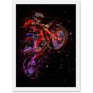 Artery8 - Electric Light Motocross Dirt Bike Artwork - A4 Artery8 - Electric Light Motocross Dirt Bike Artwork - A4