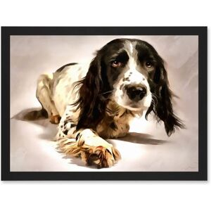 Artery8 - Springer Spaniel - black - A4 - Art Print Artery8 - Springer Spaniel - black - A4 - Art Print