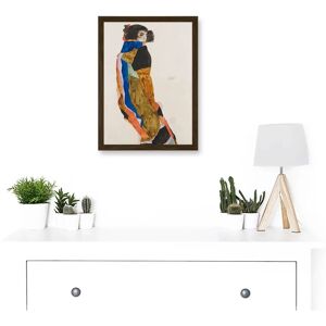 Artery8 - Egon Schiele Moa Dancer - Brown - A4 - Wall Art Print Artery8 - Egon Schiele Moa Dancer - Brown - A4 - Wall Art Print