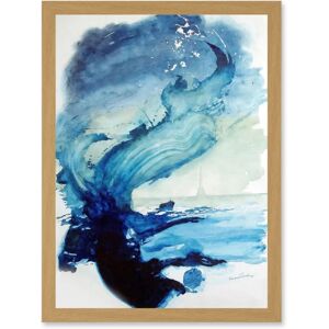 Artery8 - Sea Abstract Lighthouse - Framed Wall Art Artery8 - Sea Abstract Lighthouse - Framed Wall Art