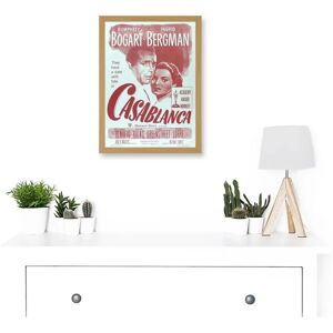 Artery8 - Casablanca - Light Oak - Framed Wall Art Print Artery8 - Casablanca - Light Oak - Framed Wall Art Print