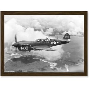Artery8 - P-40 - Black - White - Wall Art Print Artery8 - P-40 - Black - White - Wall Art Print