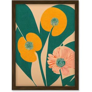 Artery8 - California Poppy Flower Blooms - Wall Art Artery8 - California Poppy Flower Blooms - Wall Art