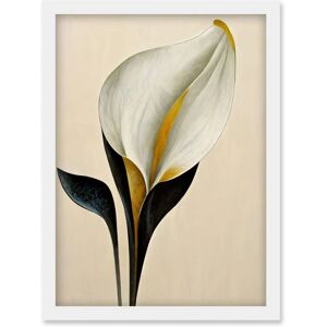 Artery8 - Elegant Modern Calla Lily - Black - Wall Art Artery8 - Elegant Modern Calla Lily - Black - Wall Art