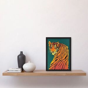 Artery8 - Tiger Portrait - Framed - Wall Art Print Artery8 - Tiger Portrait - Framed - Wall Art Print