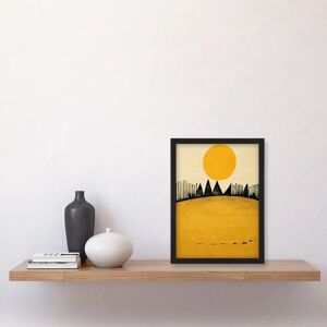 Artery8 - Desert - Minimalist Tribal - Framed - Wall Art Artery8 - Desert - Minimalist Tribal - Framed - Wall Art