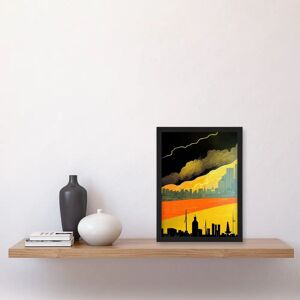 Artery8 - London Skyline Linocut - Wall Art Artery8 - London Skyline Linocut - Wall Art