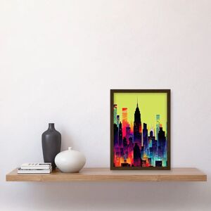 Artery8 - New York Cityscape Silhouette Artwork - A4 Artery8 - New York Cityscape Silhouette Artwork - A4
