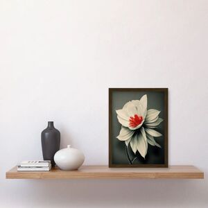 Artery8 - Realistic Greyscale Macro Flower - A4 - Wall Art Print Artery8 - Realistic Greyscale Macro Flower - A4 - Wall Art Print